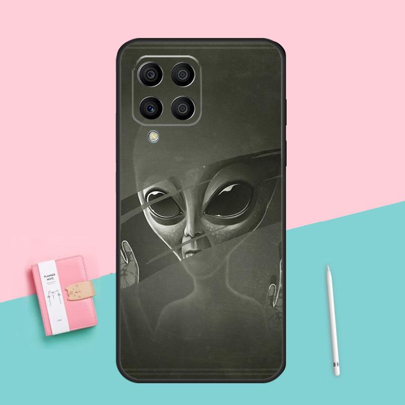 Alien Kawaii Art For Samsung Galaxy M12 M16 M34 M11 M35 M21 M06 M33 M13 M53 M31 M55 M15 M14 M54 M32 M52 Case