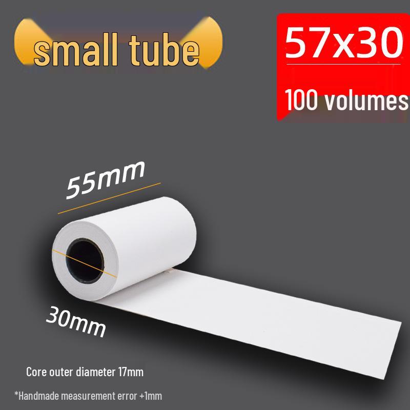 Supermarket 80mm Thermal Receipt Paper Roll, 57x40mm, 50mm Core for Restaurant and Takeout