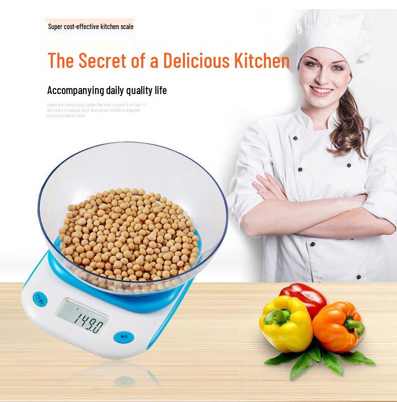 Precision Electronic Kitchen Baking Scale - 0.1g Accuracy