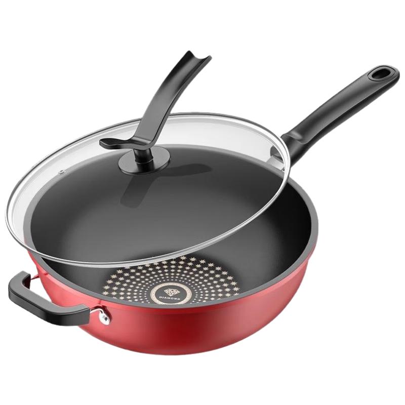 Wutuo 32cm Non-stick Fine Iron Stir-fry Pan