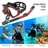Snorkeling Gear for Adults, Snorkel Diving Mask Panoramic, Anti-Fog Tempered Glass Freedive Mask Diving Mask, Portable Dry Snorkel Set for Diving