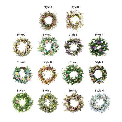Pastel : Elegant Easter Wreath for Indoor and Outdoor Festivities