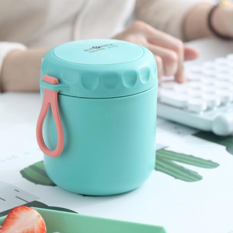 430ML Izolowany Termos na Jedzenie Kubek na Zupę Termos Pojemnik Próżniowy Ze Stali Nierdzewnej Lunchbox Termiczny Utrzymujący Ciepło Mini Termos Próżniowy