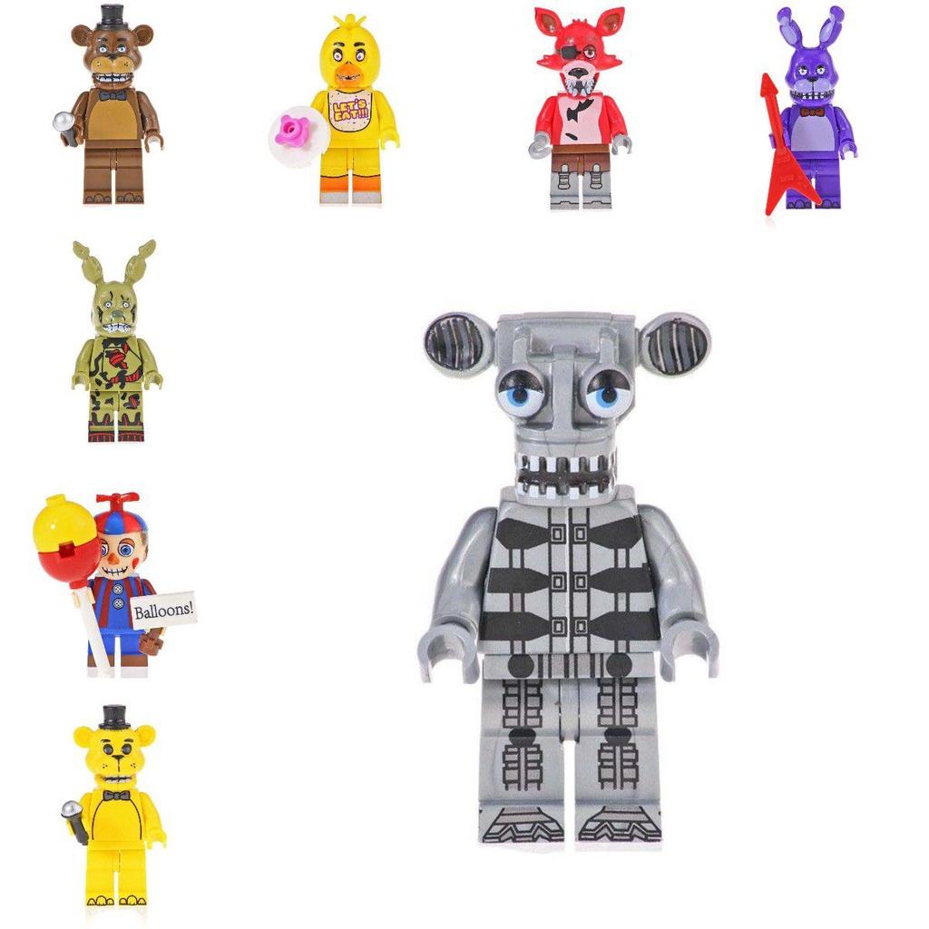Nights At Five Freddys Midnight Bear  Assembled Building Dolls Toys Assembled