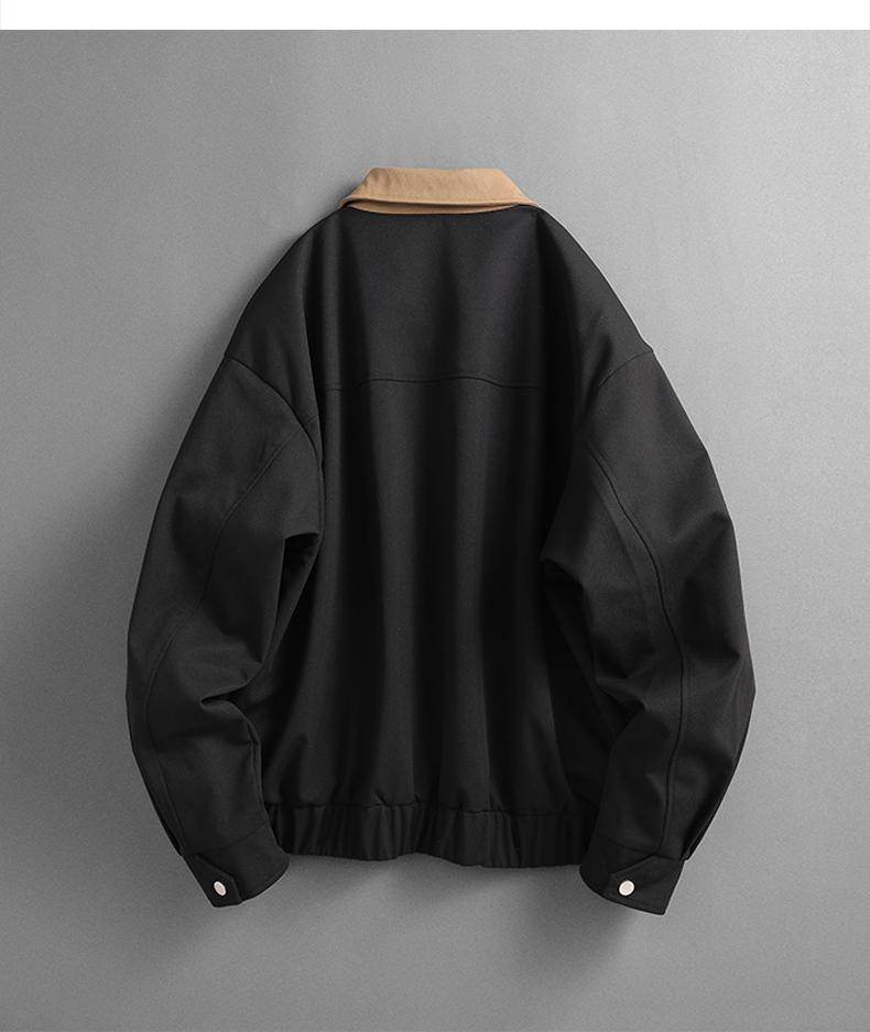 Men's Collar Jacket, Men's Loose Spring And Autumn Casual Workwear Jacket