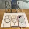 Clear Slim Wireless Charge for Magsafe Case For iPhone 16 Pro 15 Pro Max 14 13 12 11 Magnetic Shockproof Transparent Hard PC Phone Cover
