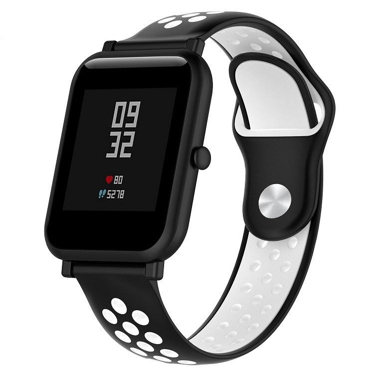 

18mm Two-color Silicone Wrist Strap for Huawei Watch/TalkBand B5 Red/Black
