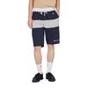 Champion Basic Panel USA Script Logo Garment Men's Shorts, 100% Cotton, Embroidered, Wash, Navy, C3-B514