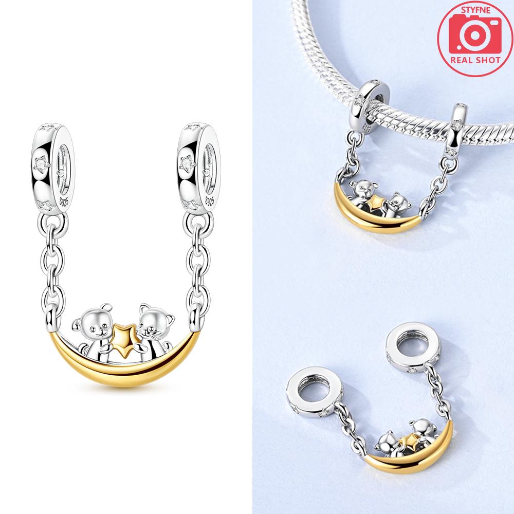 Dreamy Original Copper Autumn-Day Squirrel Pendant Hedgehog Butterfly Cat Beads Fit Women Bracelet Fine Gift Jewelry Women