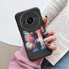 Handyhülle für Xiaomi Redmi A3 4G A3x Rosa Buchstabe Blume Schmetterling Stoßfest Weiches Silikon Cover Kameraschutz TPU Fundas