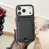 Custodia in Silicone Antiurto per Telefono per For Iphone 1 14 13 12 11 17 Pro Max 16 Plus Copertura con Tasca per Carta d'Identità/Bancomat per For Iphone 17pro