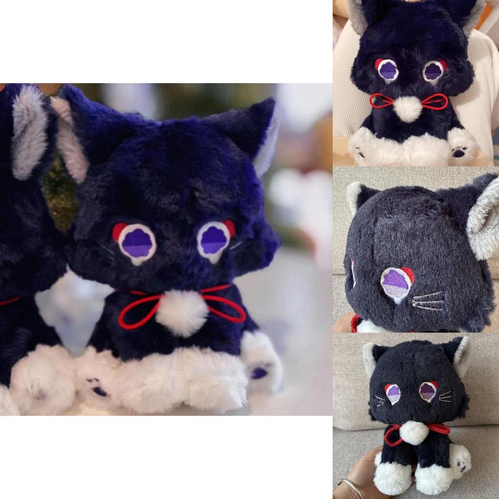 Genshin Impact Kunikuzushi Peluche Gatto Morbido Bambola Imbottita Regalo per Bambini