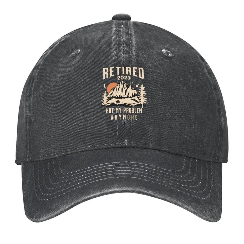 2026 Retired Since 2023 Not My Problem Anymore Baseball Cap Sun Cap Anime Hat Golf Wear Icon Luxury Woman Men's