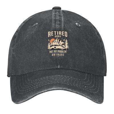 2026 Retired Since 2023 Not My Problem Anymore Baseball Cap Sun Cap Anime Hat Golf Wear Icon Luxury Woman Men's