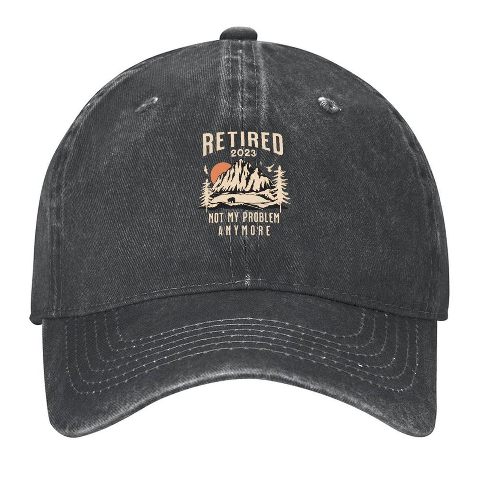 

2026 Retired Since 2023 Not My Problem Anymore Baseball Cap Sun Cap Anime Hat Golf Wear Icon Luxury Woman Men s