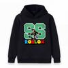 Kinderen Jongens Meisjes Pullover Hoodie, Cool Skater Karakter 96 Nummer Print Casual Lange Mouw Zacht Comfortabel Met Capuchon Sweatshirt Voor Dagelijks Buiten r