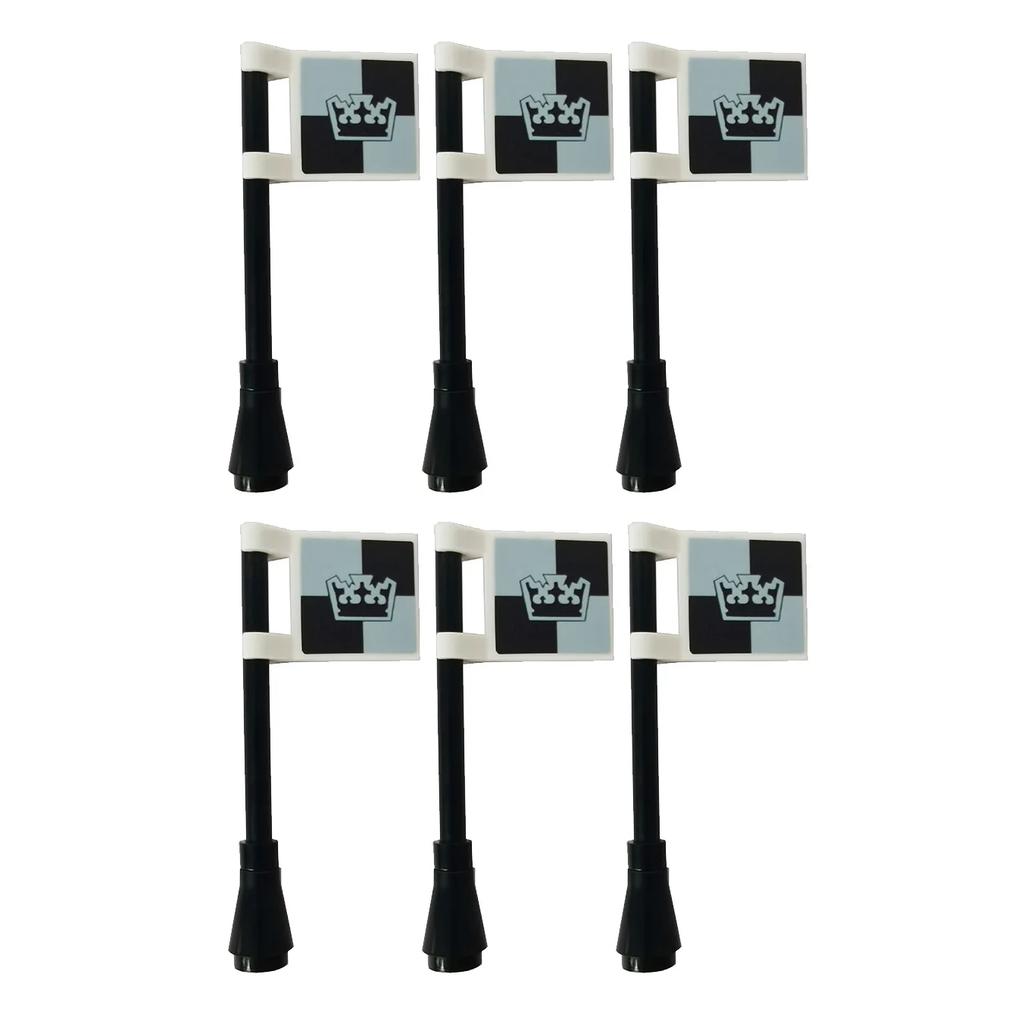 Średniowieczny Zamek Rycerz Legion Flaga Klocki Wojskowa Postać Krzyżowcy Flagi Gondor Starożytny Święte Cesarstwo Rzymskie Zabawka