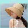 Summer Straw Hat For Women Large Brim Sun Protection Breathable Sun Hat For Beach Vacation