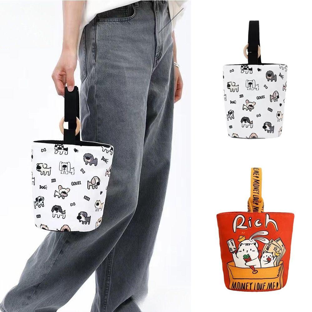 

Rabbit Cartoon Dog Bucket Bag Korean Style Mummy Bag Sweet Canvas Handbag Outdoor