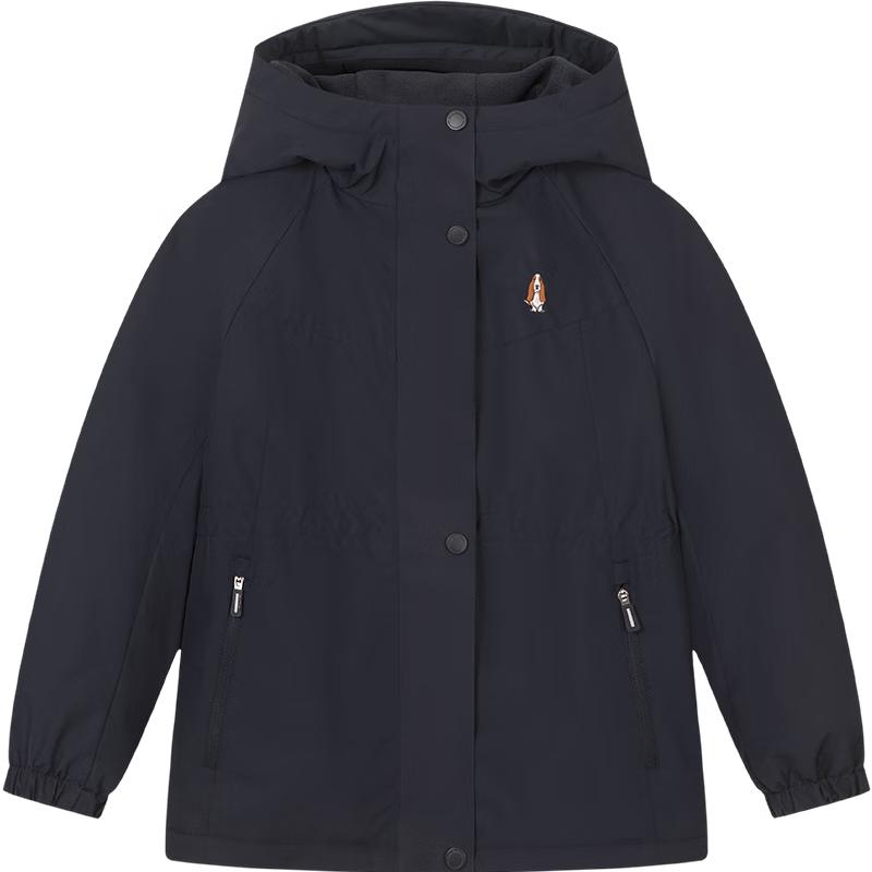 

Hush Puppies Girls Fleece-Lined Hooded Windbreaker 130
