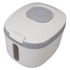 Rice Container Bug Proof Odorless Airtight Rice Box with Clear Window for Grains Sugar Flour