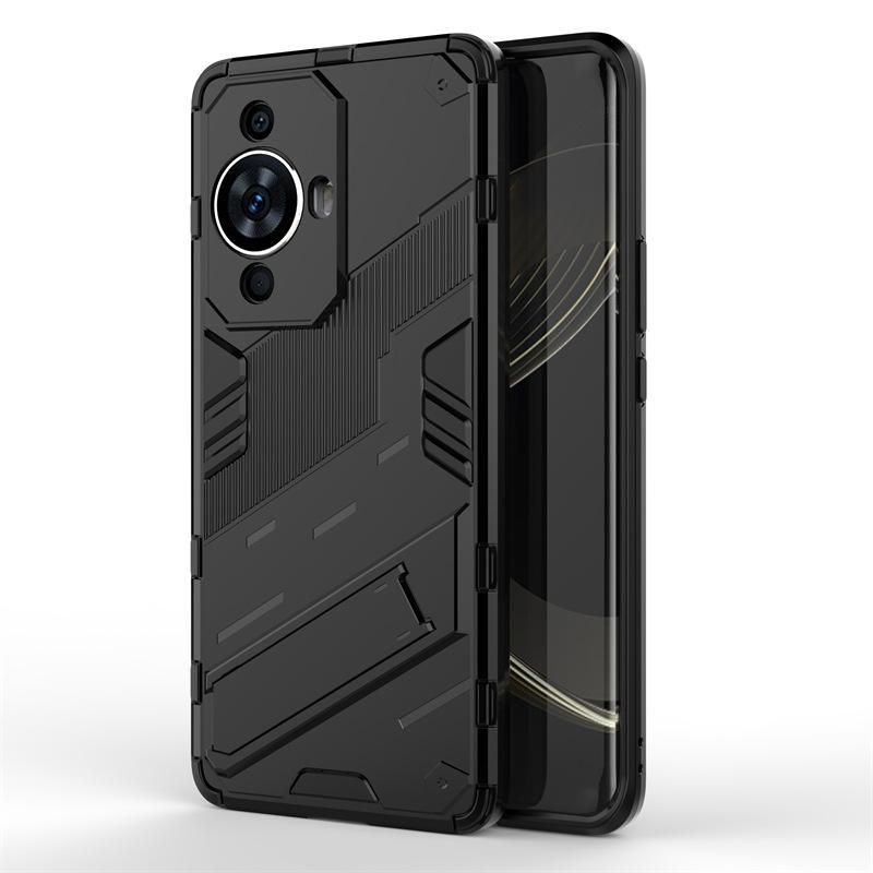Suitable for Huawei Mate70 Pro invisible bracket mobile phone case Honor 100 punk armor anti-drop protective case