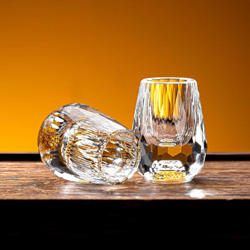 Flavinmci Blattgold-Kugelglas