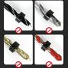 3-16mm Shaft Woodworking Drill Locator Depth Stop Collars Ring Positioner Drill for Wood Drill Bit with Hexagon Wrench Bit Tool