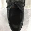 70er-80er USA Vintage Long Wingtip Business Schuhe Größe 10E 27.5-28.0 Schwarz(GEBRAUCHT)
