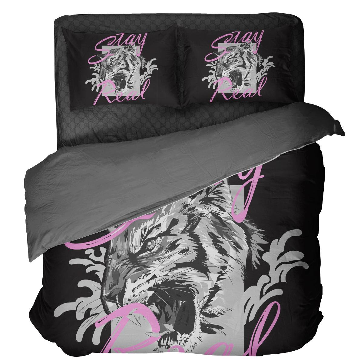 

3D Printing Bed Three-Piece Set Digital Printing Pillowcase To Make Quilt Cover Two-Piece Set quilt 135 * 200 * 1 pillowcase 50 * 75 * 1