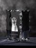Fox Terrier Smooth - Crystal with a Picture of a Dog, Glass Statuette with a Picture, Unique Frame with a Picture from Art-Dog Brand