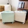 XinJingZhou Fashion Aluminum Frame Spinner Luggage