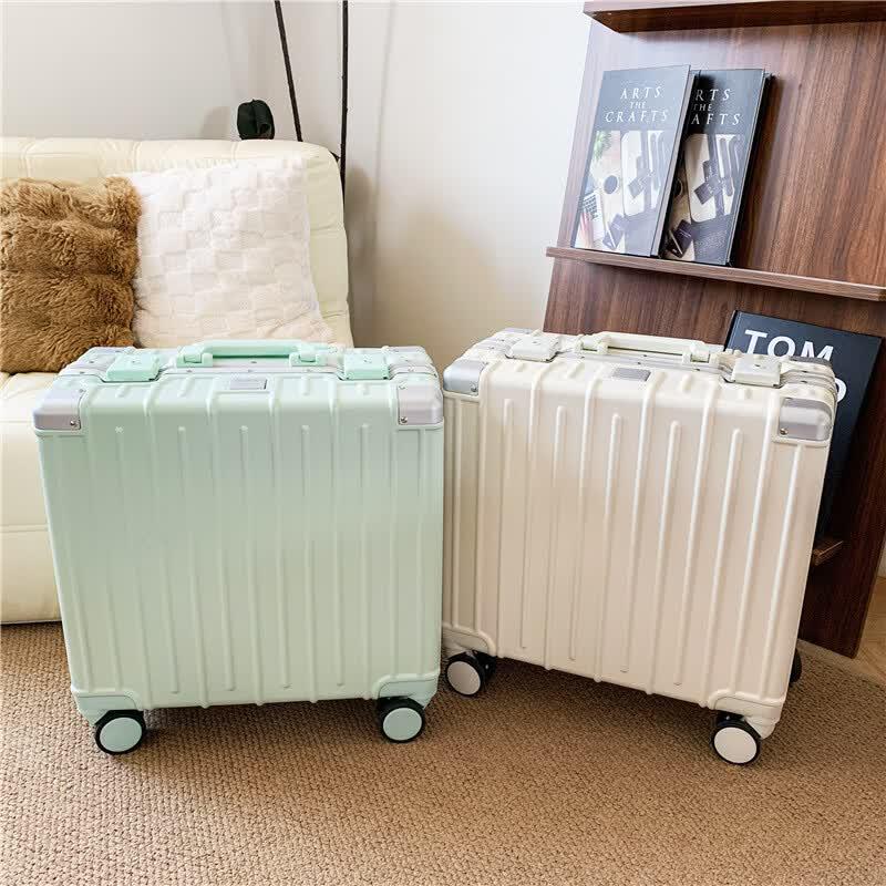 XinJingZhou Fashion Aluminum Frame Spinner Luggage