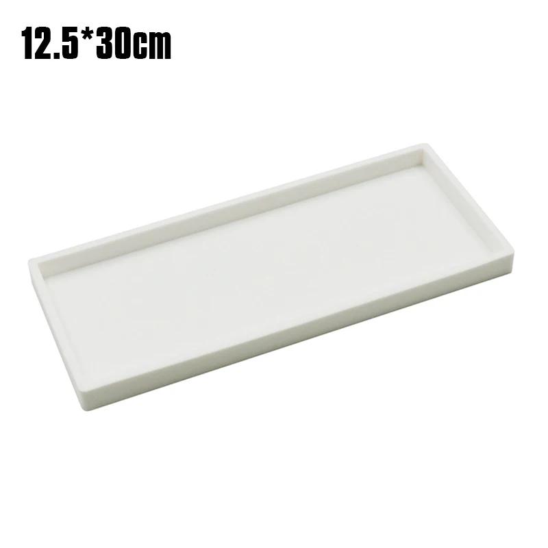 Bathroom Vanity Trays Silicone Kitchen Sink Countertop Dish Soap Sponge Storage Tray Toilet Tank Oval Storage Tray Home Decor
