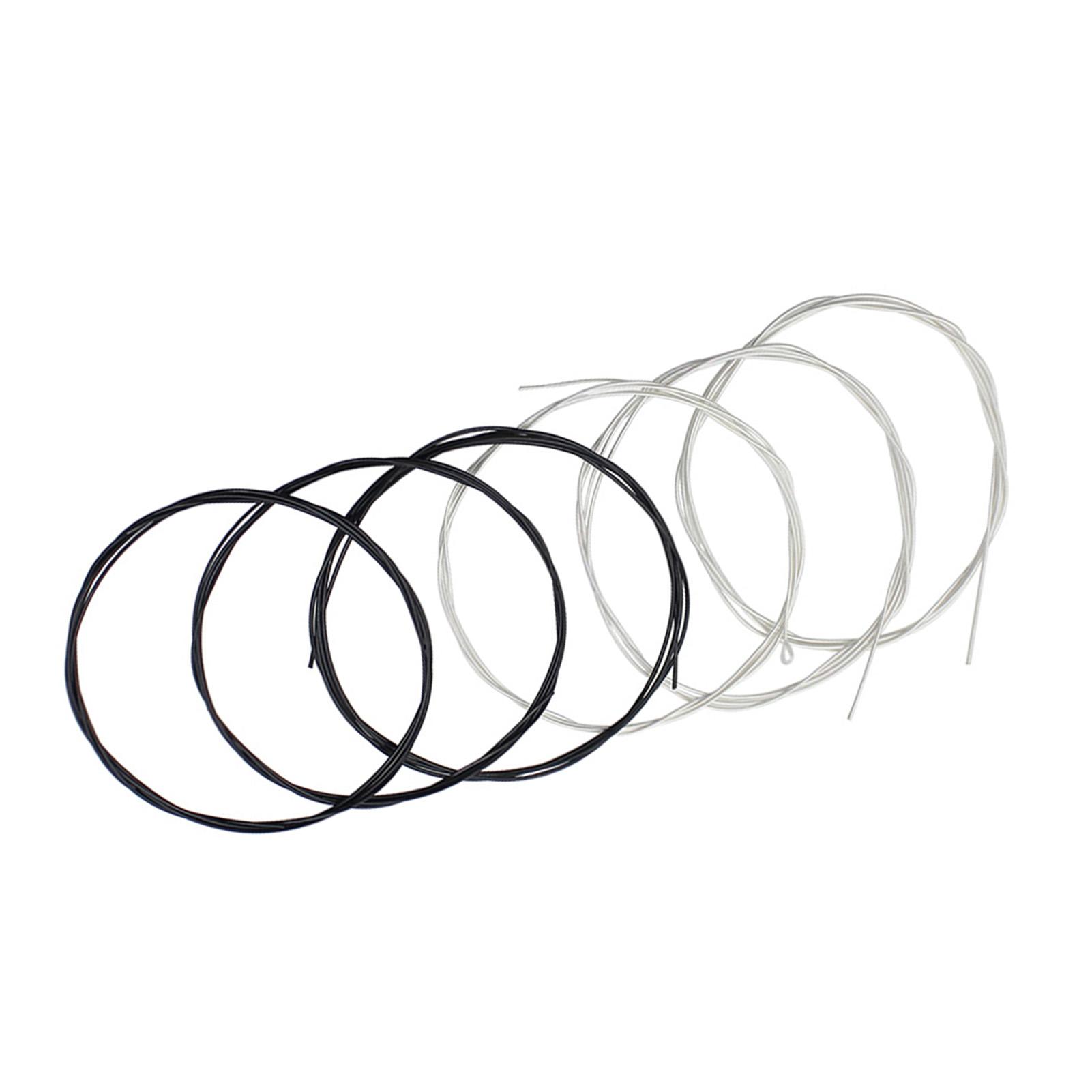 

Комплект 6 шт. (.028 .043) Струны для классической гитары, нейлоновые, двухцветные, нормальное натяжение