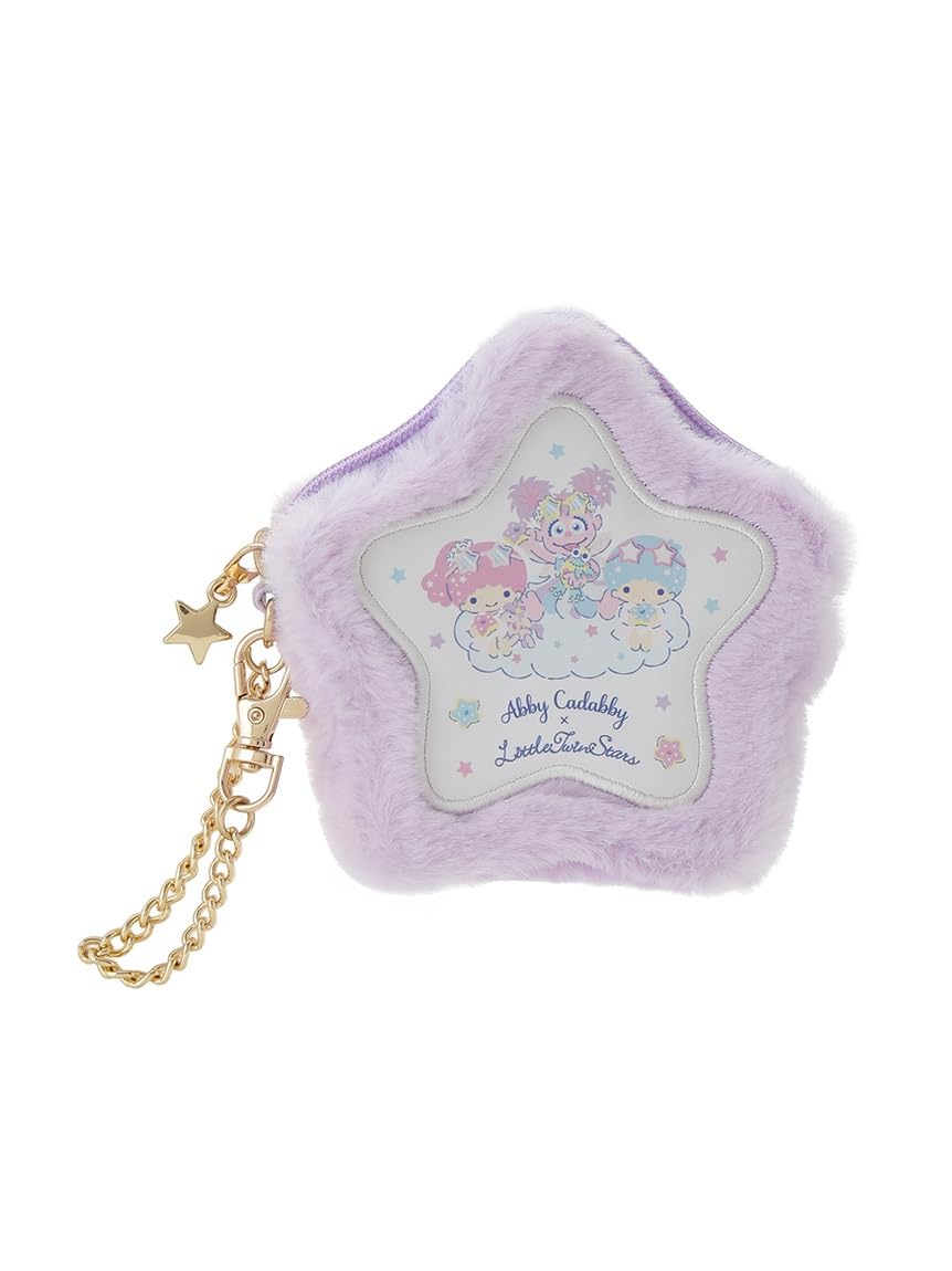 

Sesame Street Market Abby x Little Twin Stars Star-Shaped Fur Pouch SSMUGB256229 Women s LAV Free Size
