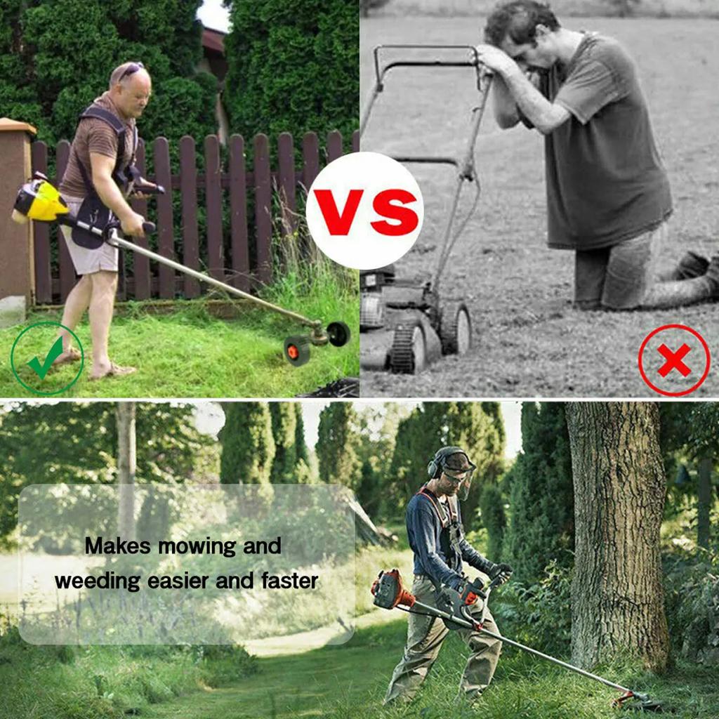 5PCS/1PCS Lawn Mower Support Wheel Support For Weed Trimmer String Trimmer Support Wheels Attachment for Grass Eater Holder