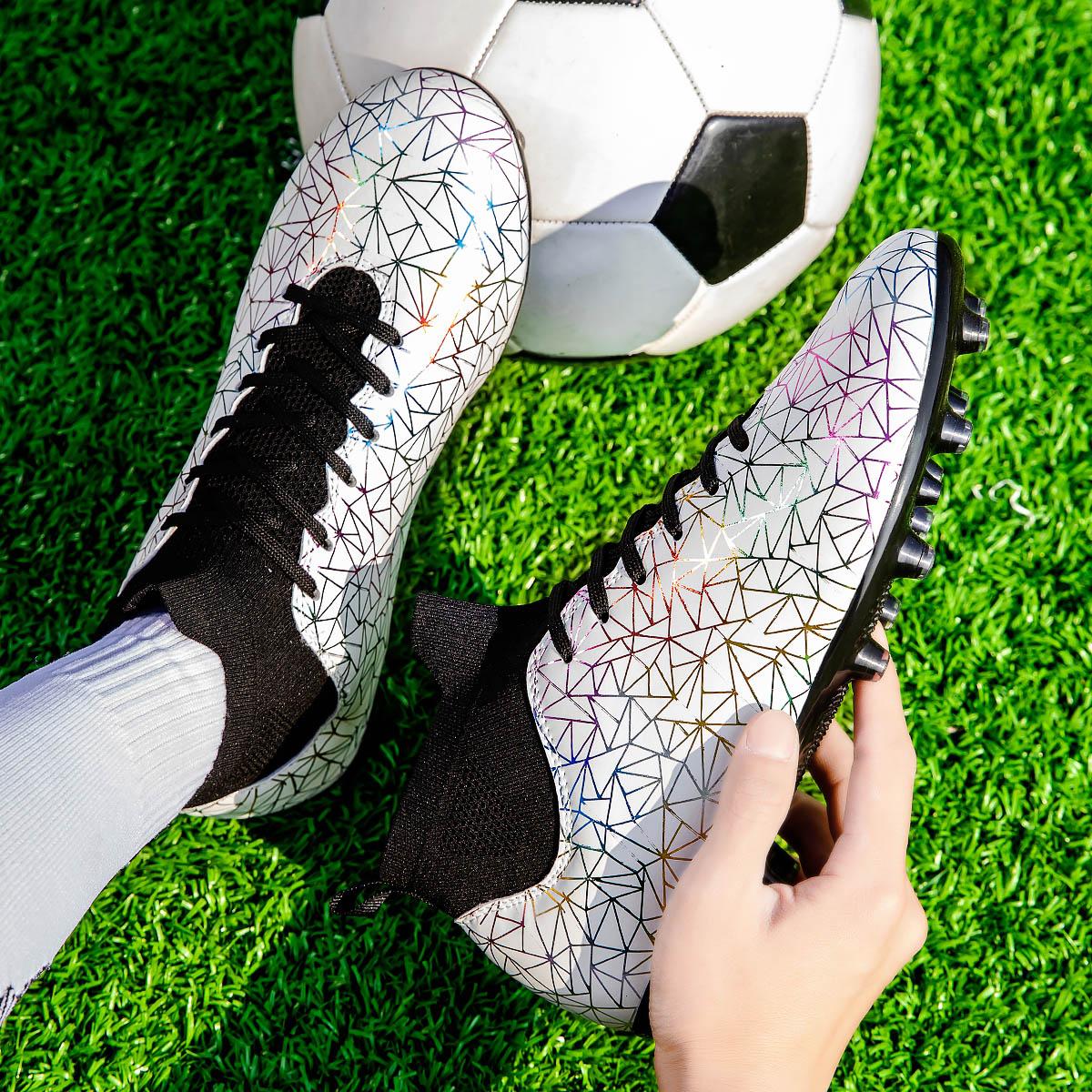 Мужские футбольные бутсы подростковые дышащие футбольные бутсы профессиональная игровая — фото 7