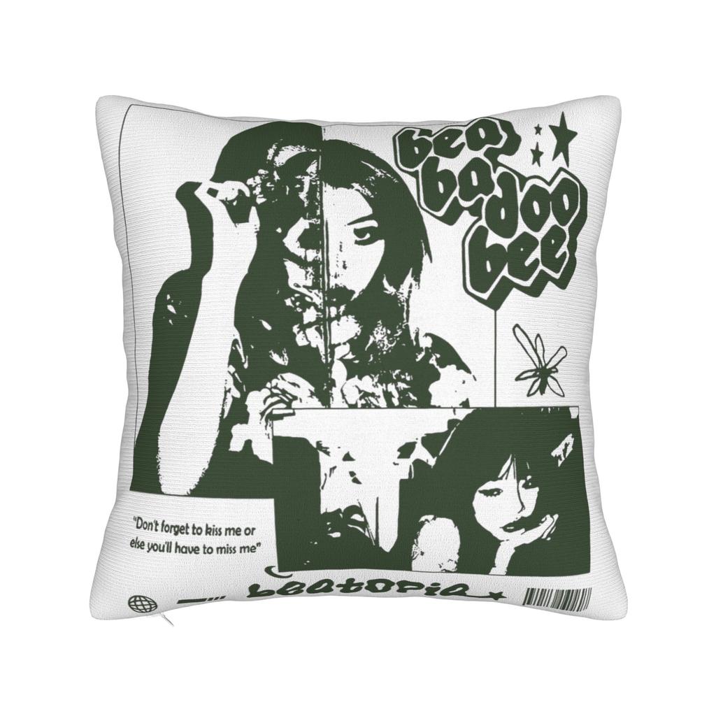 Singer Beabadoobee Pillowcase Soft Polyester Cushion Cover Decorative  Throw Pillow Case Cover Home Square 40X40cm