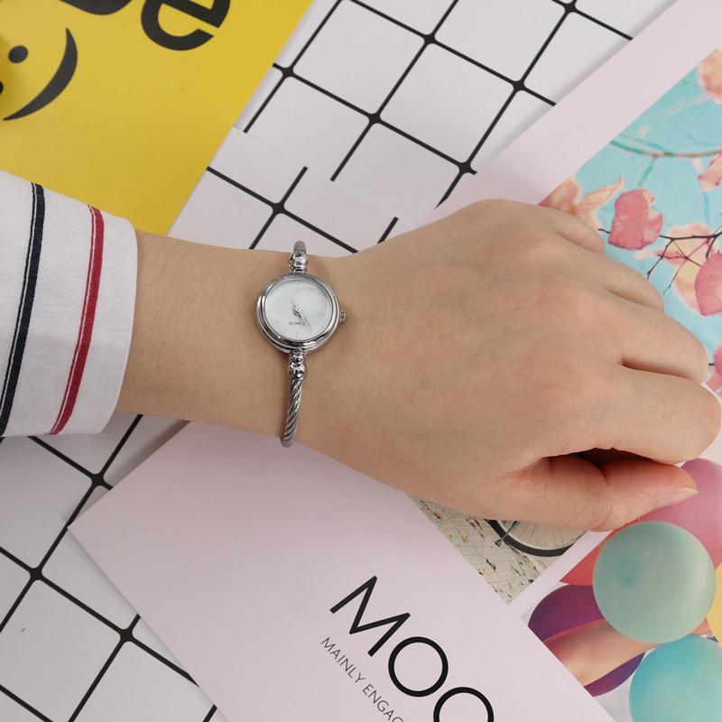 

Шикарные водонепроницаемые часы-браслет в корейском стиле для студенток - Универсальный, простой, ретро, художественный дизайн