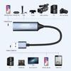 4K USB 3.0/Type-C Video Capture Card HDMI-compatible Grabber Recorder for PS4 Game DVD Camcorder Camera Recording Live Streaming