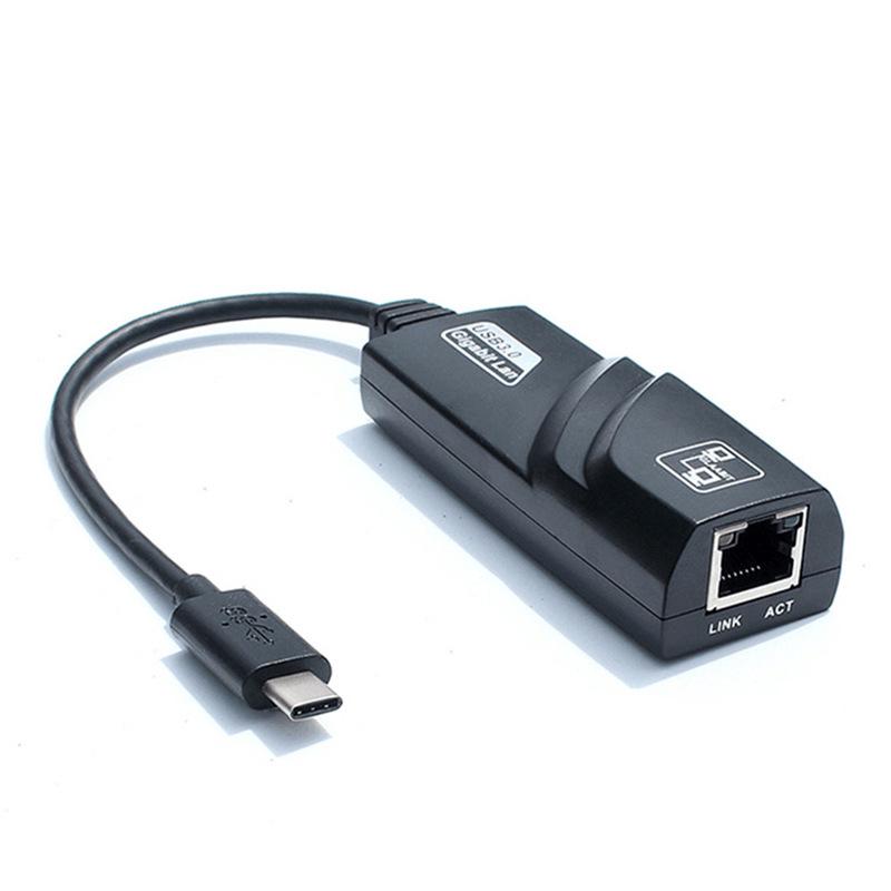 USB Gigabit Network Card RTL8153 Chip: Driver-Free Ethernet Adapter for Tablets and Computers.