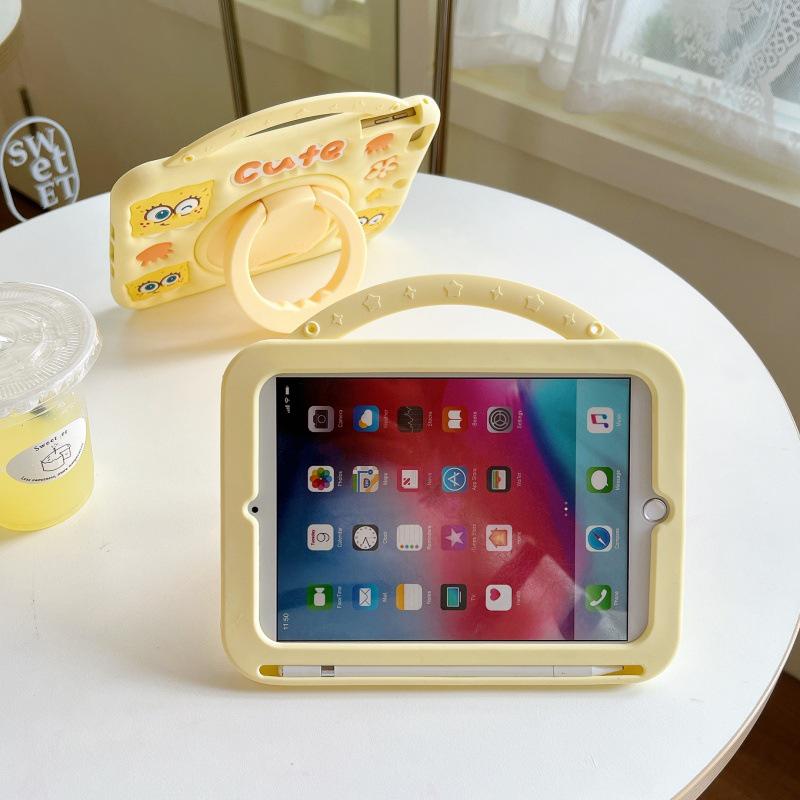 SpongeBob Silicone Protective Case for Xiaomi 5/6/7 Pro & Redmi Pad SE