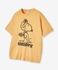 VTWO Pilot Snoopy Pigment T-Shirt (Yellow)