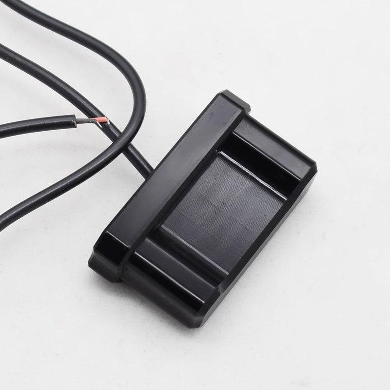 1pc Motorcycle Aluminum Alloy Mini CNC Number Plate Waterproof Lamp Rear Tail LED 12V License Plate Light Motorbike Accessories