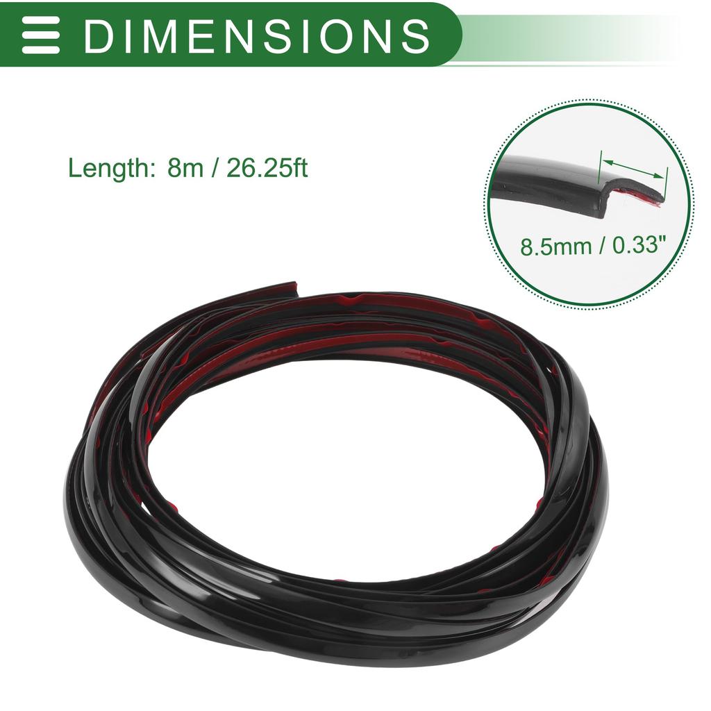 Motoforti Car Molle L Shape Door Guard Door Edge Protector Door Edge Guard Universal