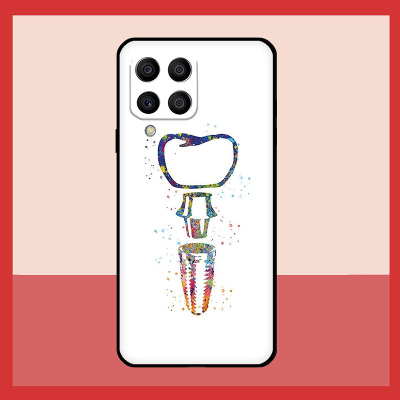 Dentist Dental Teeth Tooth Doctor Case For Samsung Galaxy M12 M52 M06 M16 M36 M56 M33 M15 M55 M31 M13 M14 M53 M32 M35 M34 M54
