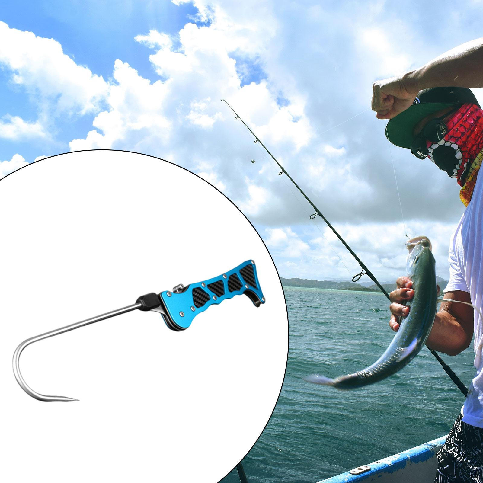 Fishing Gripper Foldable Stainless Steel Hook 185mm Accessory for Backpack Essential