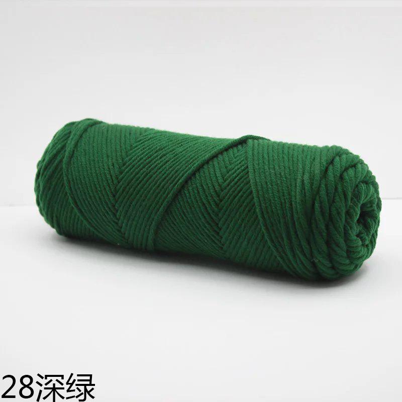 100g/Klubko Bavlněná Vlna Ručně Pletený Šátek Rukavice Čepice Silná Příze Vícebarevná Ozdoba Přírodní Materiál Měkký Materiál