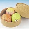 Steamed Bun Slow-Rising Squeeze Toy Soft PU Fidget for Stress Relief Cute Food-Themed Decompression Gadget for Kids Adults